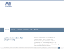 Tablet Screenshot of mv-engineering.de